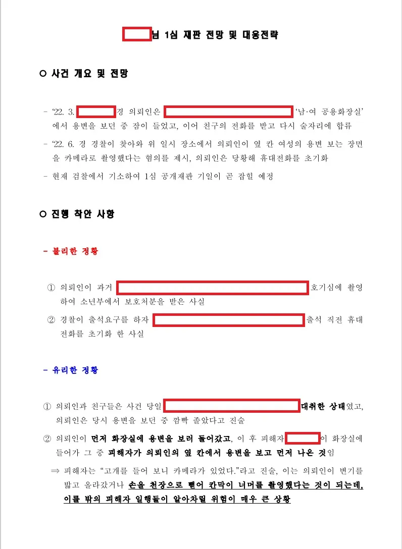 휴대전화 초기화로 몰린 사건, 1심 무죄 관련 문서 2